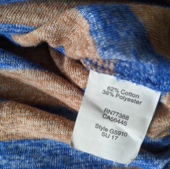 ✨ 2/$30 Madewell Hi-Fi Shrunken Tee in Loretta Stripe - Picture 4 of 4